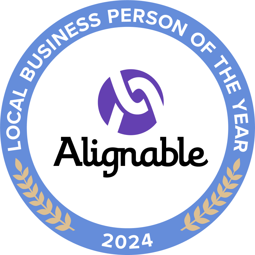 Alignable 2024 local business person of the year Logo